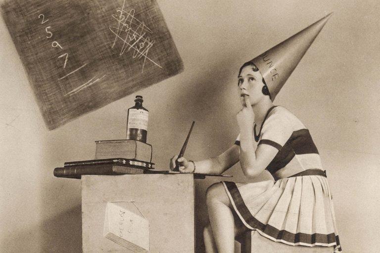 Dunce caps used to be signs of intelligence