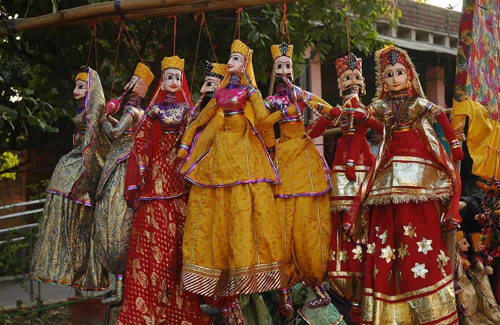 Puppet show chokhi dhani 