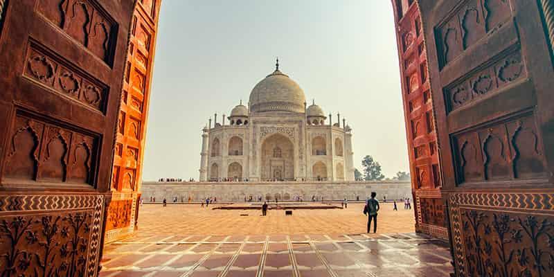 Taj Mahal - One of top tourist places in agra 